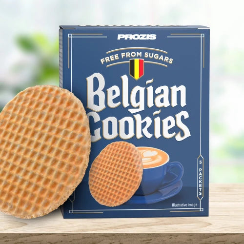 Prozis Sugar Free Belgian Cookies (15 cookies) - Top Nutrition and Fitness