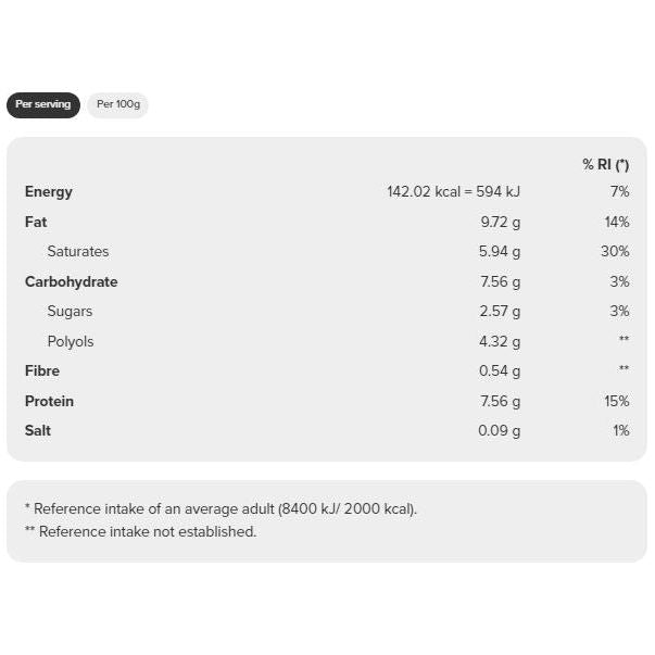 Prozis Whey Protein Chocolate (1 bar) - Top Nutrition and Fitness