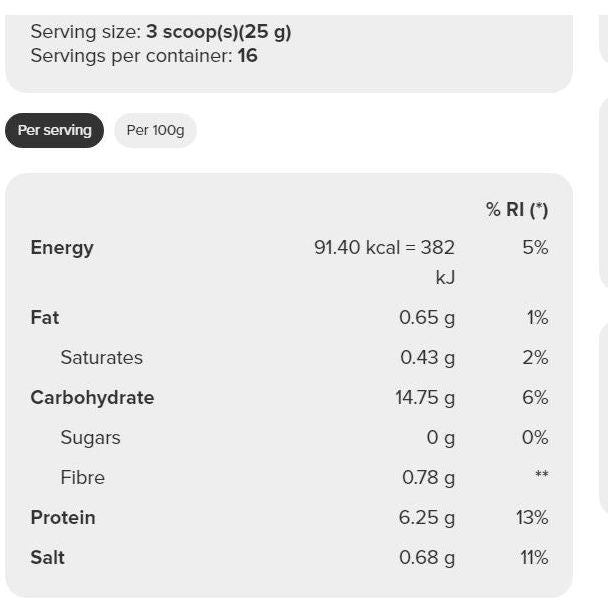 Prozis Zero Protein Pancake (400g) - Top Nutrition and Fitness
