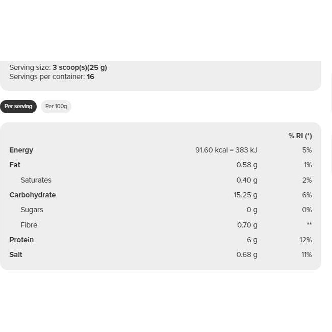 Prozis Zero Protein Pancake (400g) - Top Nutrition and Fitness