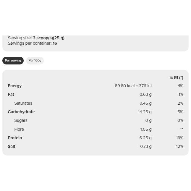 Prozis Zero Protein Pancake (400g) - Top Nutrition and Fitness