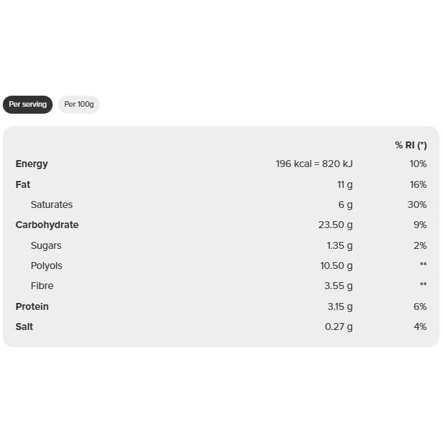 Prozis Zero Sugar Protein Brownie (1 brownie) - Top Nutrition and Fitness