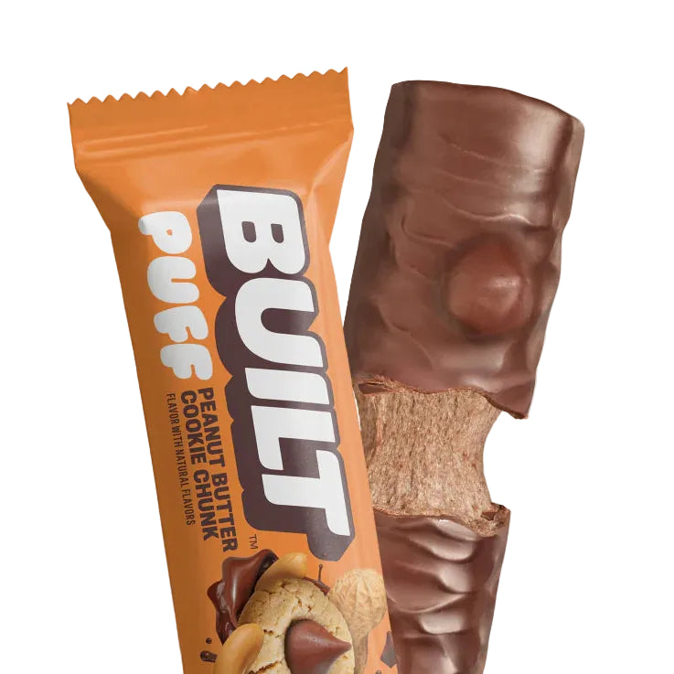 Built Protein Bars & Puffs (1 Bar) in lifestyle setting