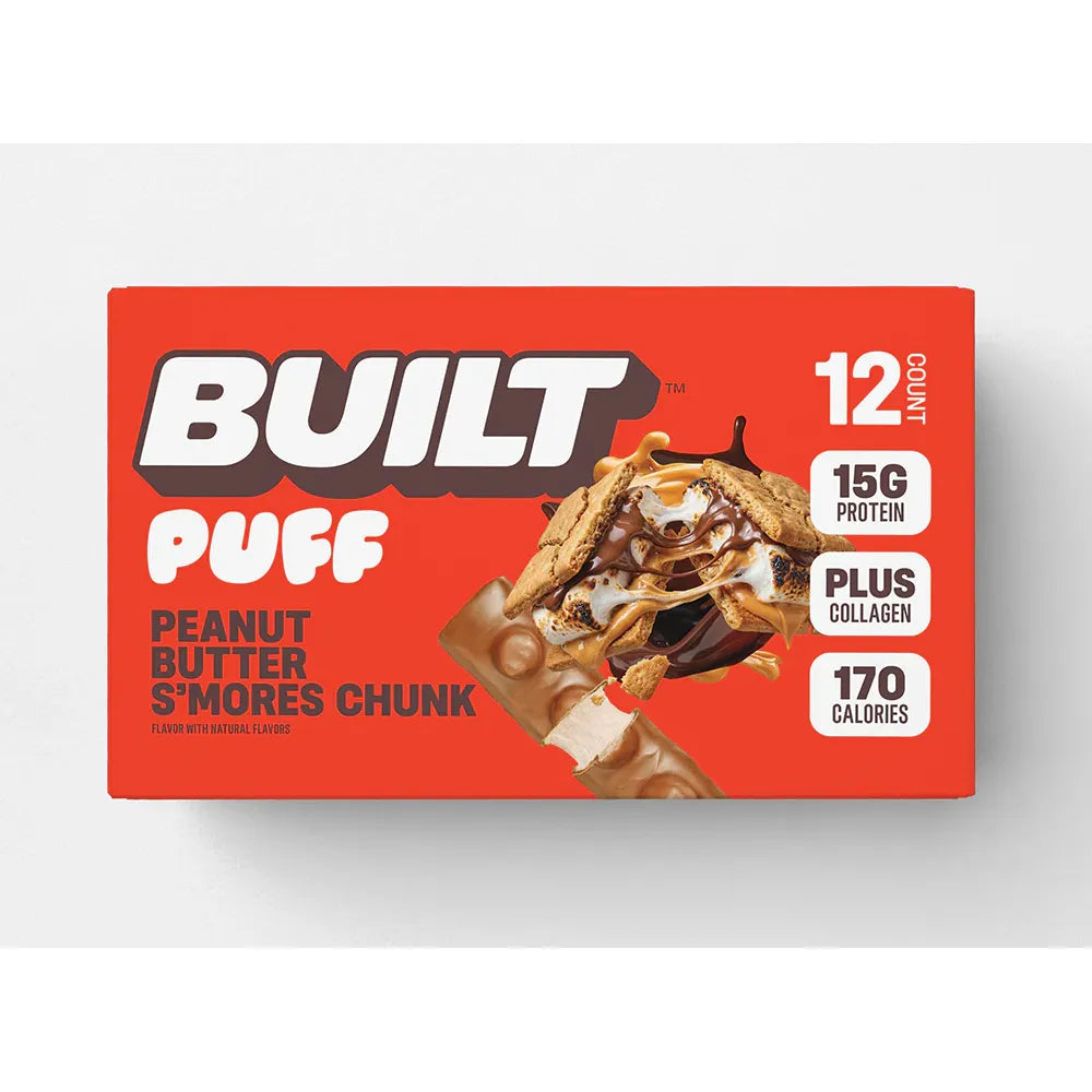 Built Protein Bars & Puffs (1 Box of 12)