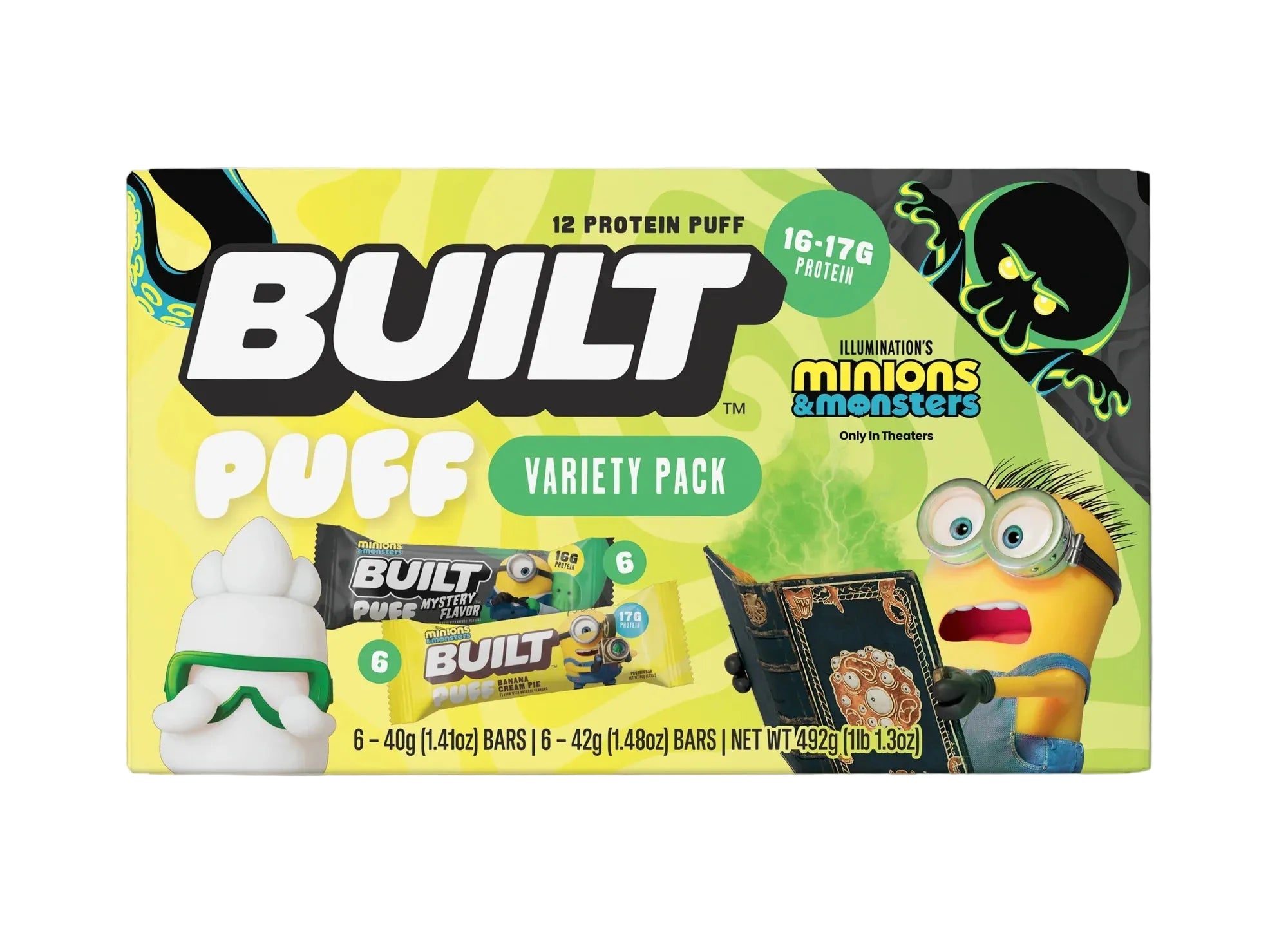Built Protein Bars & Puffs (1 Box of 12)