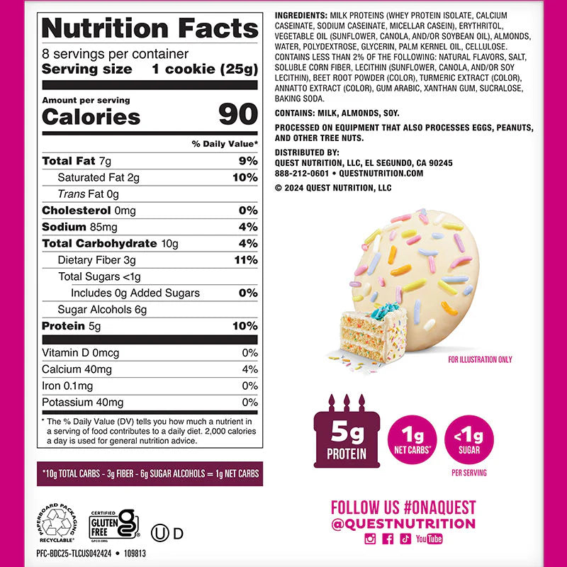 Quest Frosted Cookies (1 cookie) - Top Nutrition and Fitness