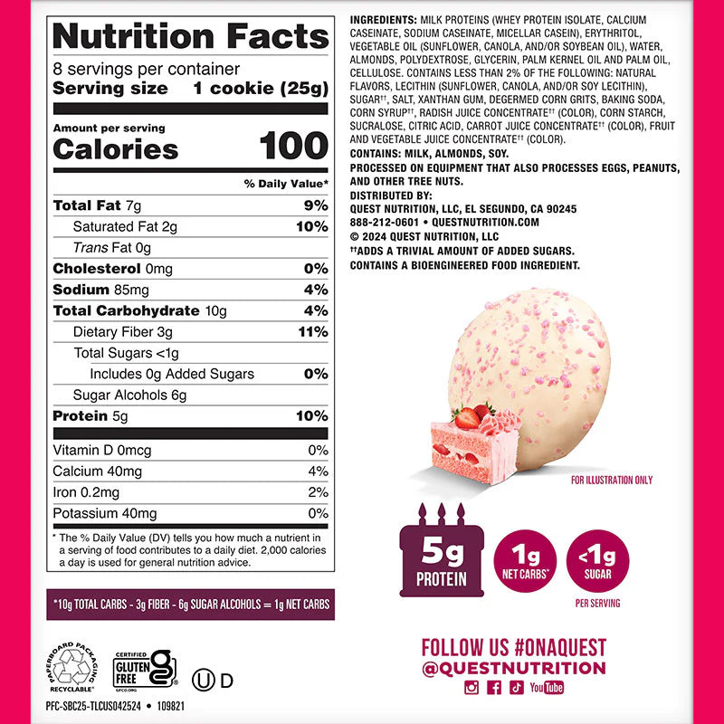 Quest Frosted Cookies (1 cookie) - Top Nutrition and Fitness