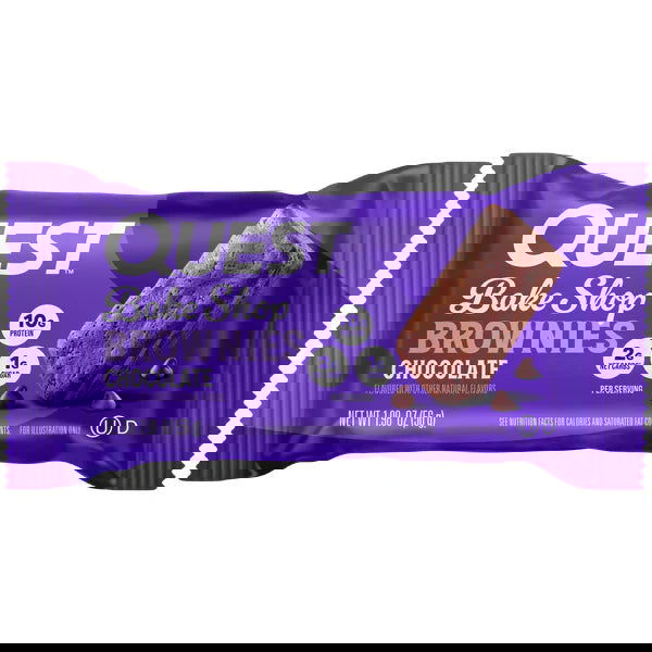 Quest Nutrition Bake Shop Chocolate Brownie (1 brownie) - Top Nutrition and Fitness