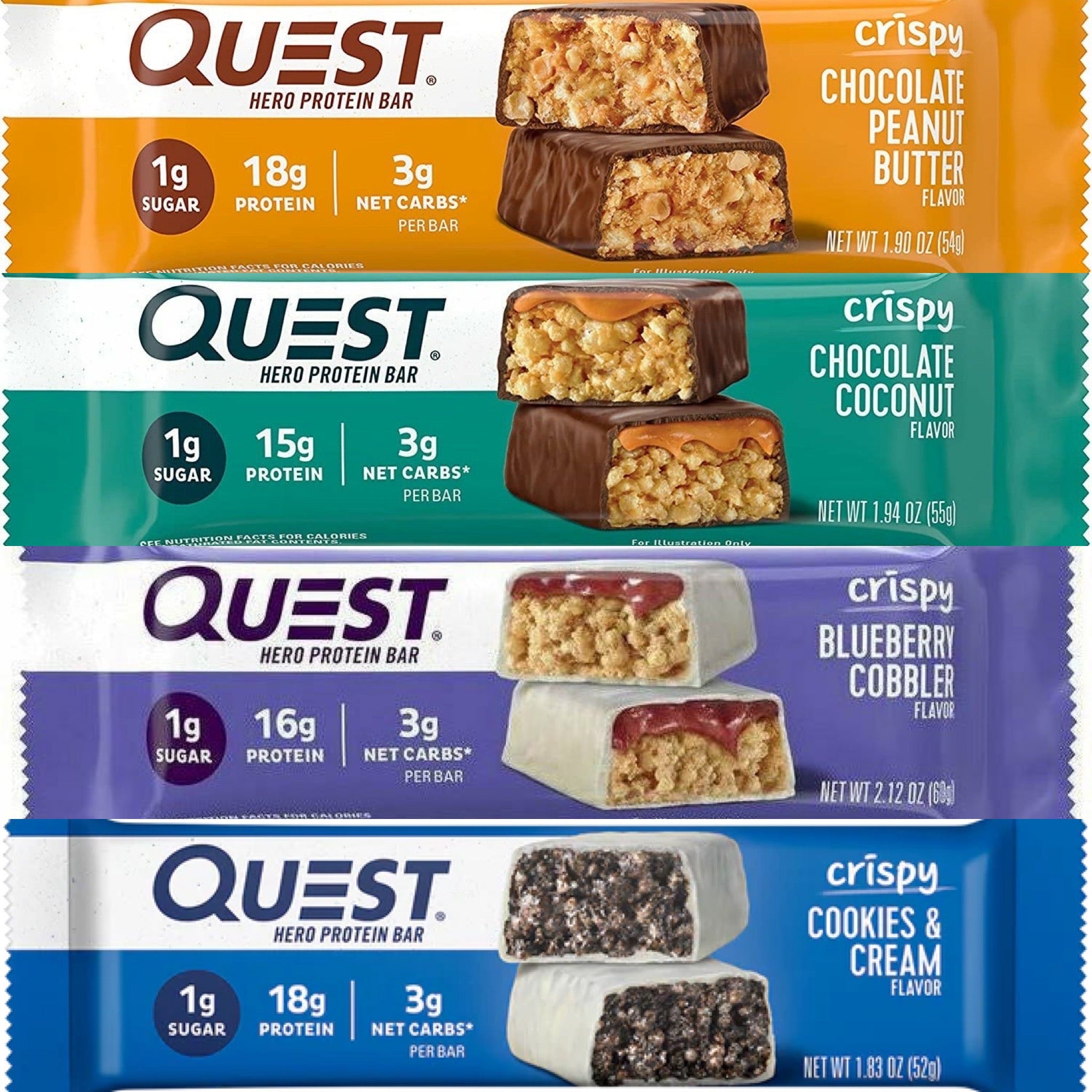 Quest Nutrition Hero Protein Bar (1 bar) - Top Nutrition and Fitness