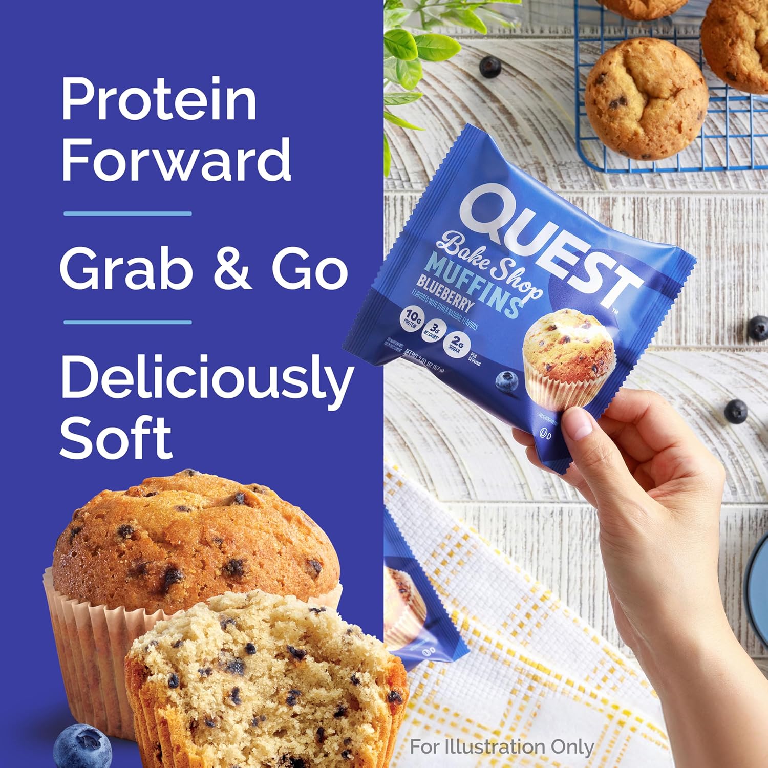 Quest Nutrition Keto GF Protein Muffin (1 muffin) - Top Nutrition and Fitness