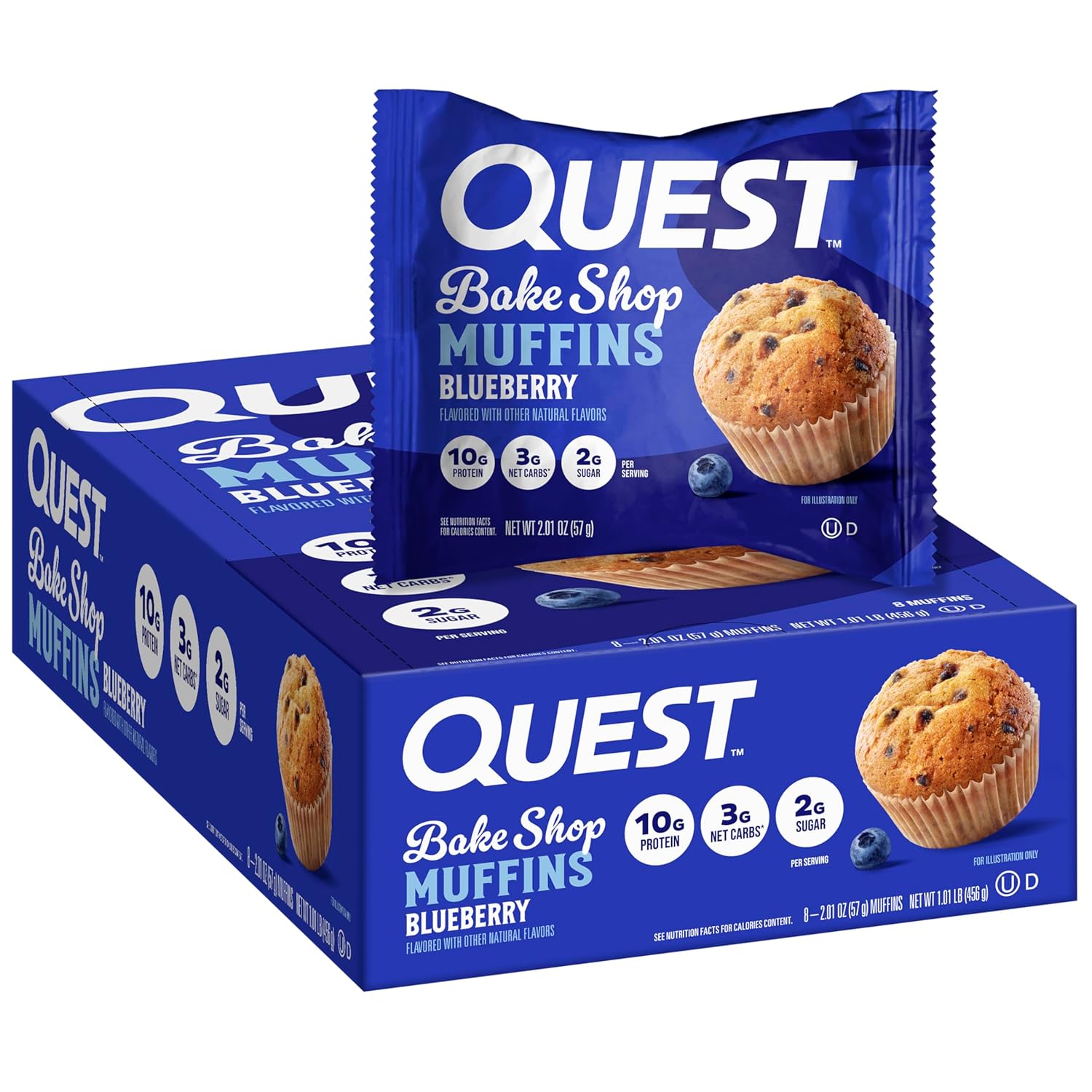 Quest Nutrition Keto GF Protein Muffin (1 muffin) - Top Nutrition and Fitness