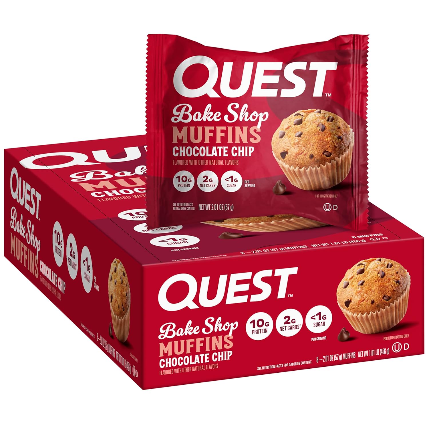 Quest Nutrition Keto GF Protein Muffin (1 muffin) - Top Nutrition and Fitness