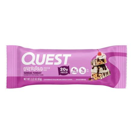 Quest Nutrition Overload Protein Bar (1 bar) - Top Nutrition and Fitness