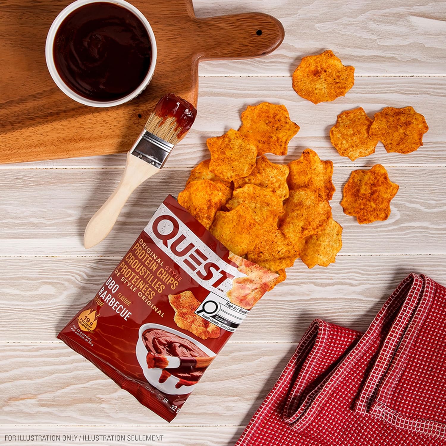 Quest Nutrition Protein Chips (1 bag) — alternate angle