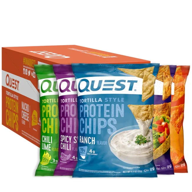 Quest Nutrition Protein Chips (Box of 8) - Top Nutrition and Fitness