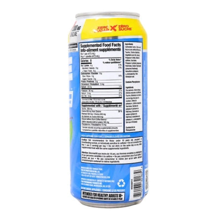 RYSE Fuel Energy Drink (1 can) - Top Nutrition and Fitness Canada Pink Splash-Ring Pop Berry Blast-Sour Punch Blue Raspberry-Sunny D Tangy Original-Kool-Aid Tropical Punch