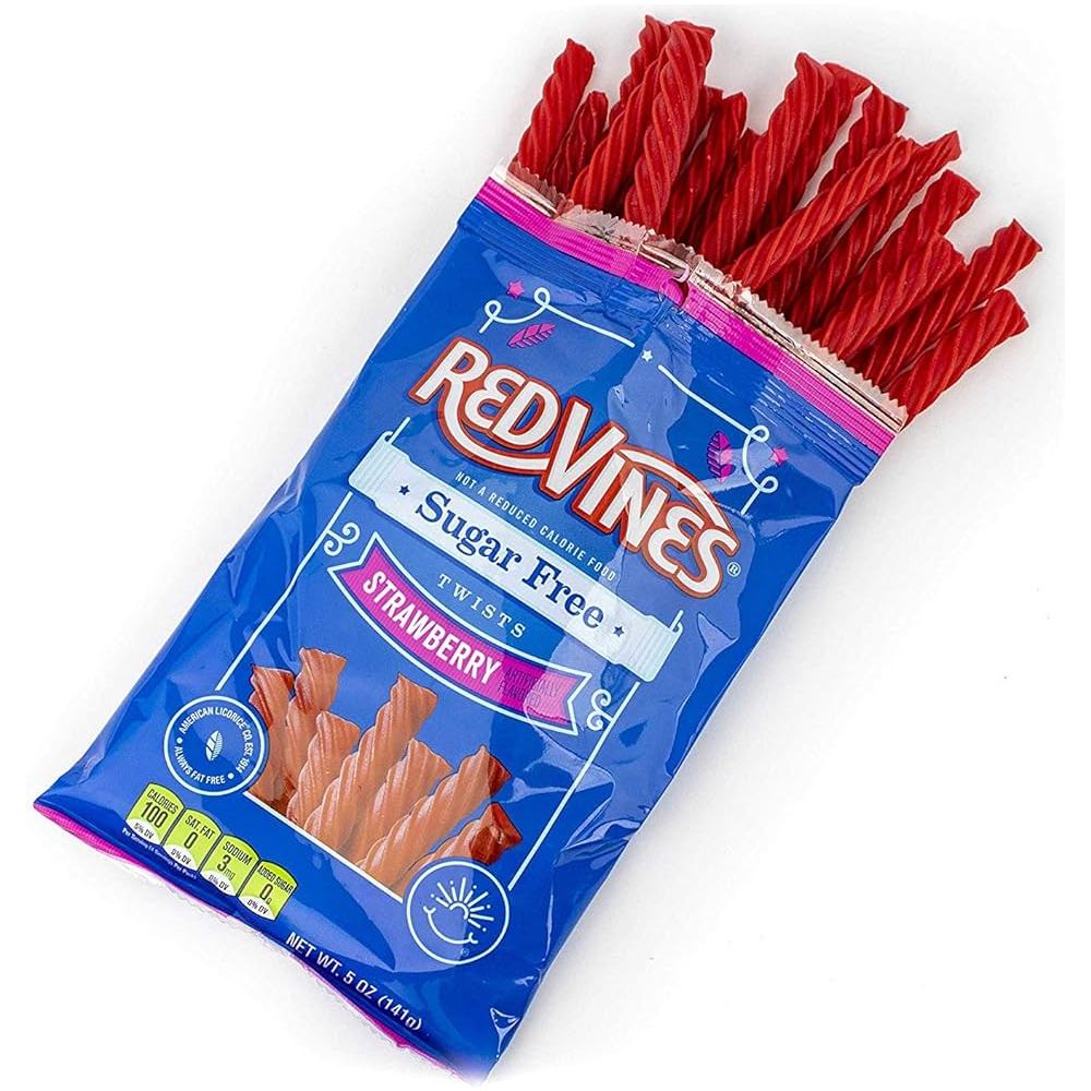 Red Vines Sugar Free Strawberry Twists (141 g) - Top Nutrition and Fitness