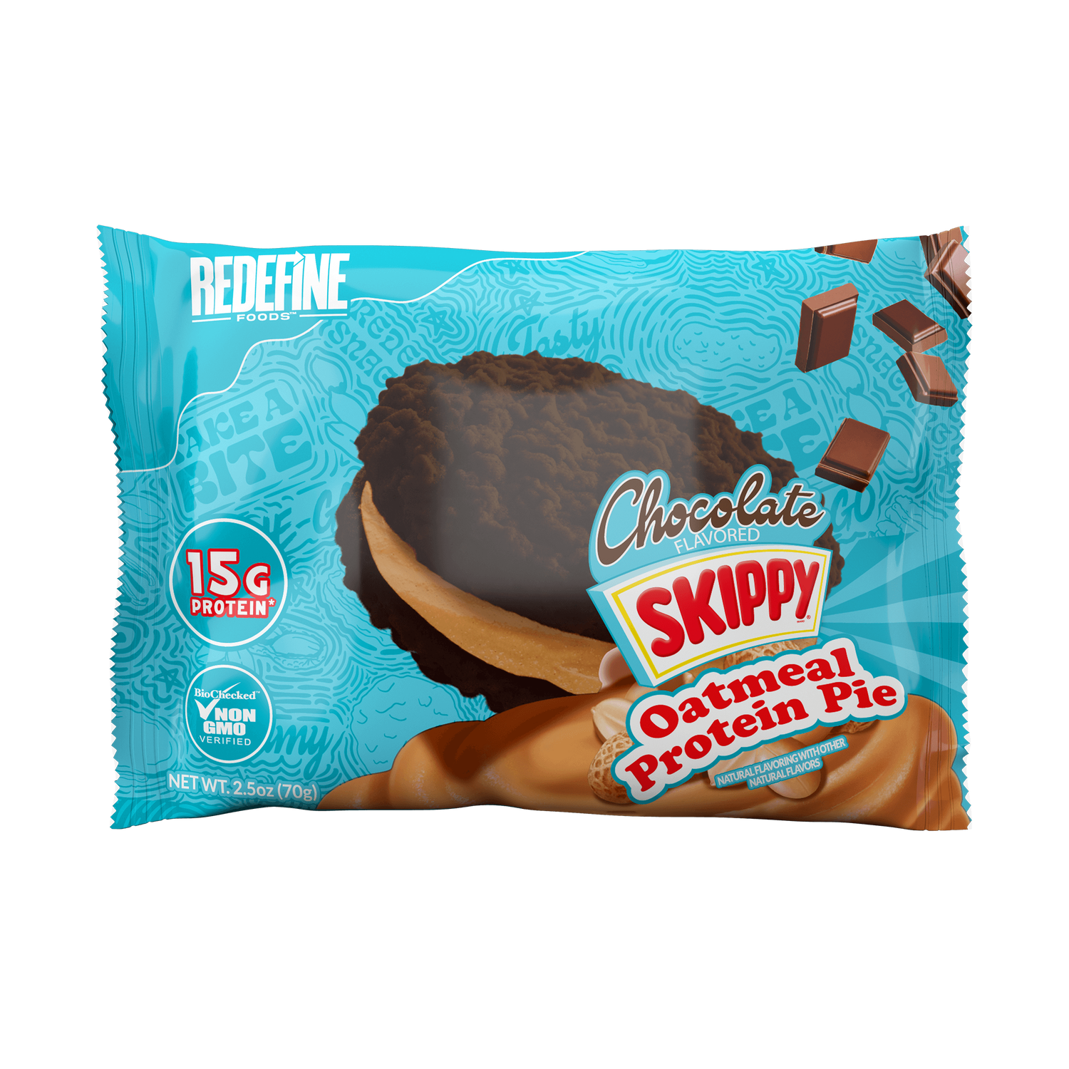 Redefine Foods Skippy Oatmeal Protein Pie (1 pie) - Top Nutrition and Fitness