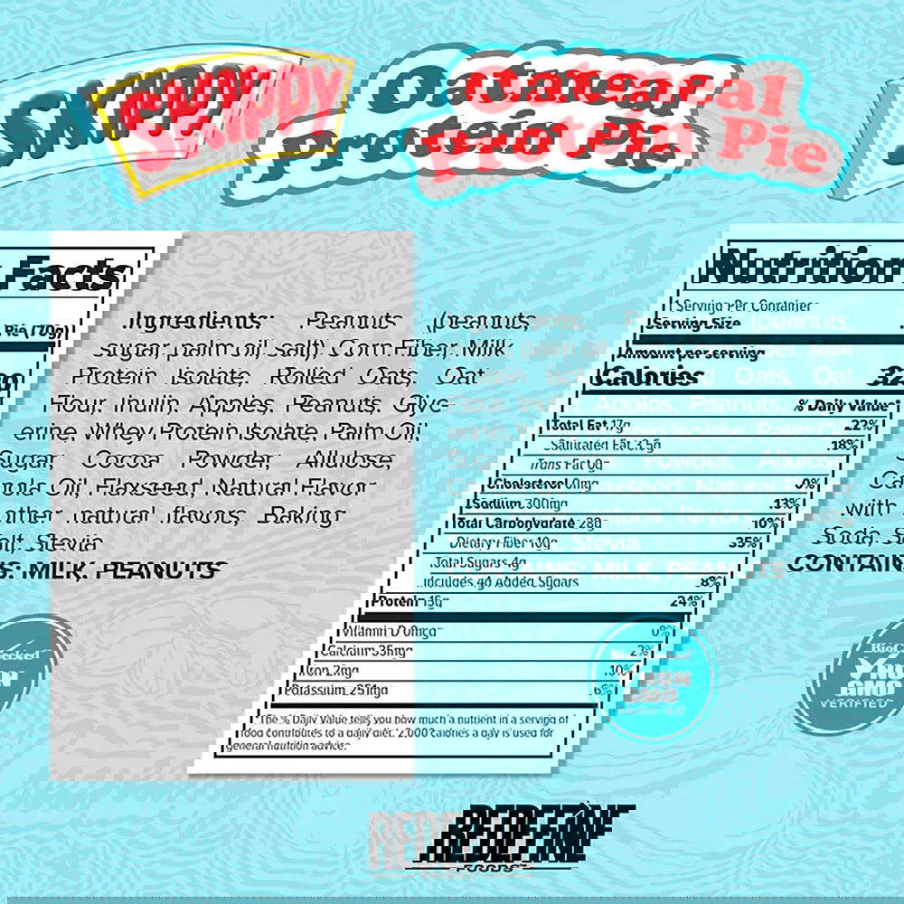 Redefine Foods Skippy Oatmeal Protein Pie (1 pie) - Top Nutrition and Fitness