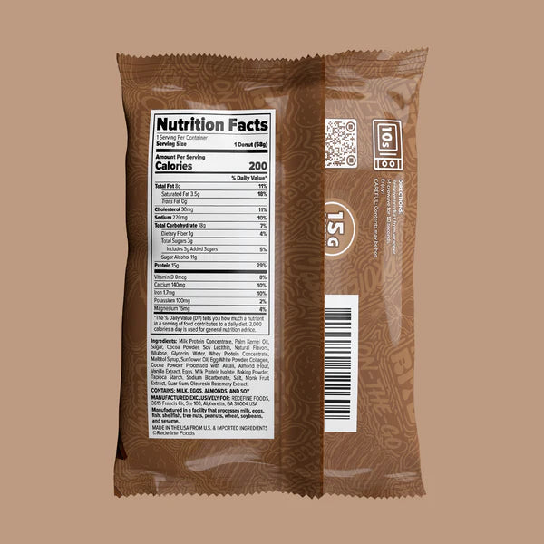 Redefine Protein Donut (1 Donut) - Top Nutrition and Fitness