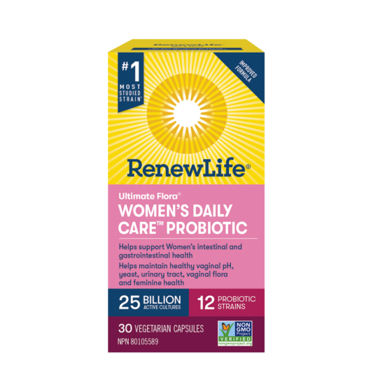 RenewLife Ultimate Flora® Women’s Daily Care™ Probiotic (30 vegetarian capsules) - Top Nutrition and Fitness