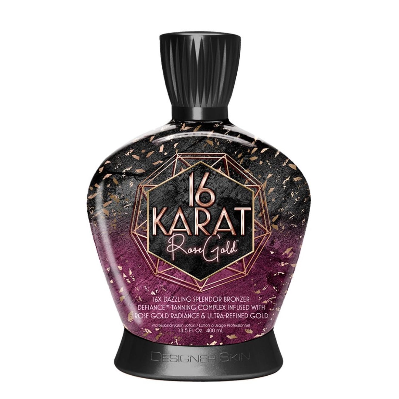 Designer Skin 16 Karat Rose Gold Tanning Lotion (13.5oz)