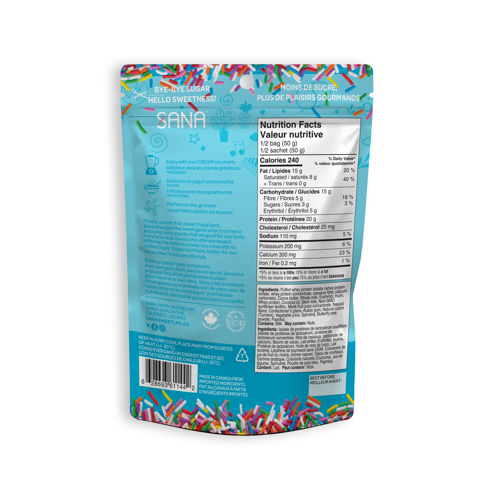 SANA Crunchy Protein Bites (100 g) - Top Nutrition and Fitness