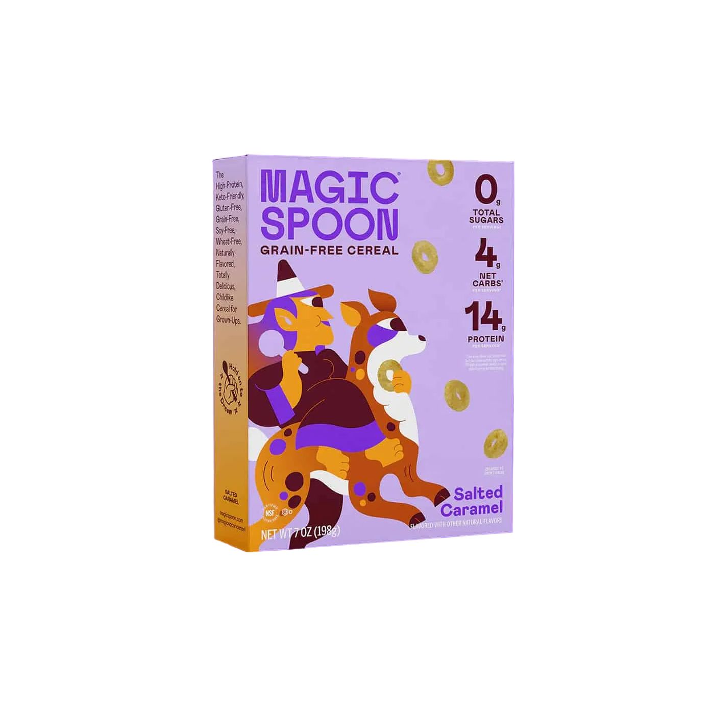 Magic Spoon Keto Protein Cereal (1 box) — Salted Caramel front