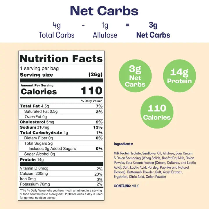 Schoolyard Snacks Keto GF SAVOURY Protein Puffs (1 bag) - Top Nutrition and Fitness