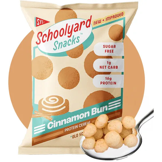 Schoolyard Snacks SWEET Keto GF Protein Cereal (1 bag) - Top Nutrition and Fitness