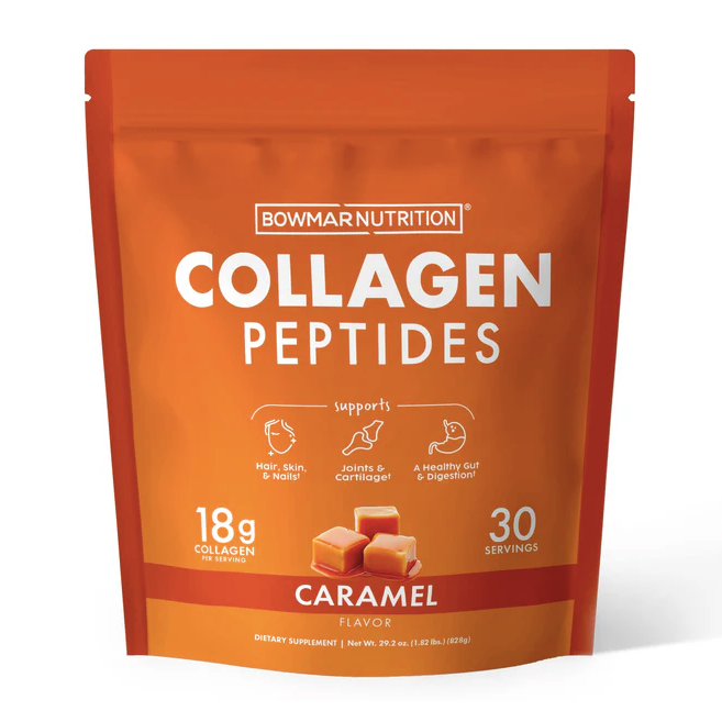 Bowmar Nutrition Flavored Collagen (30 servings) - Top Nutrition and Fitness Canada French Toast-Frosted Cookie-Raspberry Peach-Caramel-Watermelon