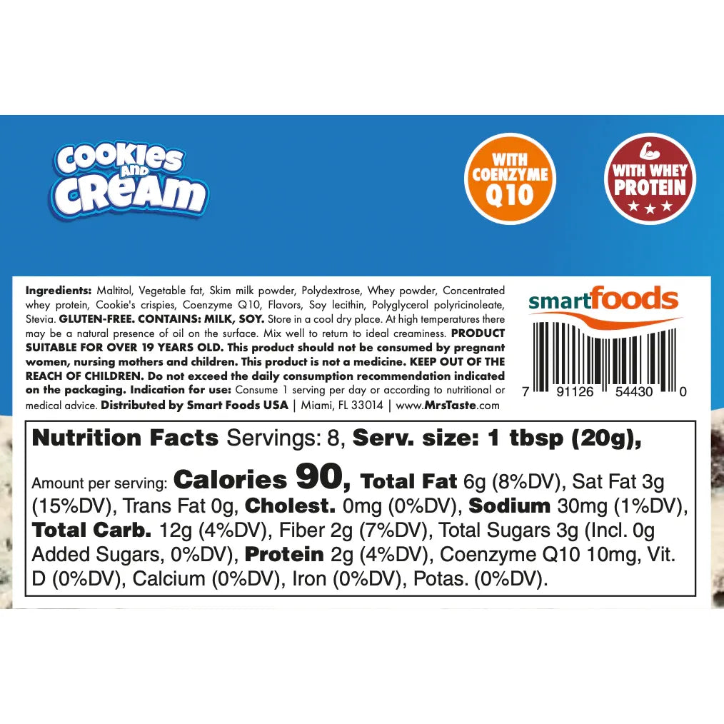 Mrs Taste Zero Sugar Gluten Free Spread (460g)