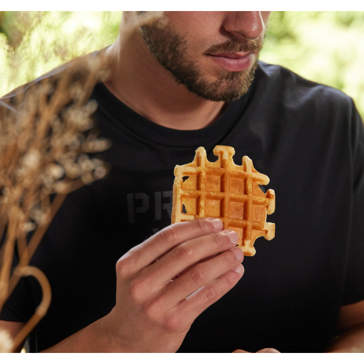 Gaufres au chocolat hyperprotéinées Prozis (1 boîte de 6 gaufres)