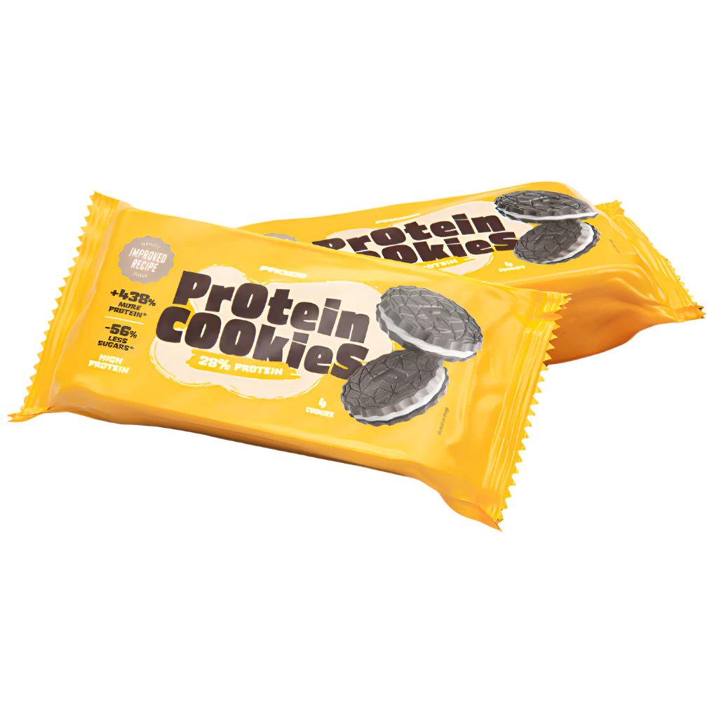 Prozis Double Creamy Protein Cookies (1 pack of 4)
