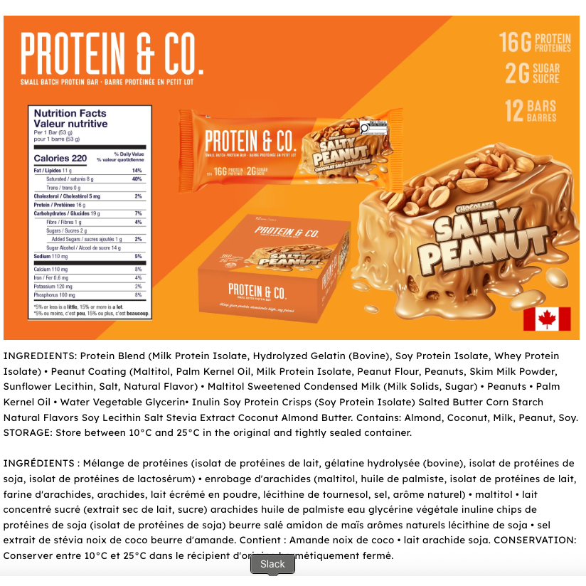 Nutraphase Protein & Co. Keto Protein Bar (1 bar)