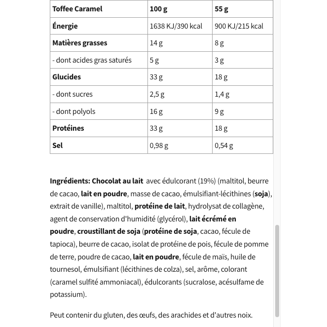 Wispy Low Sugar Protein Bar (1 Bar) — image 7
