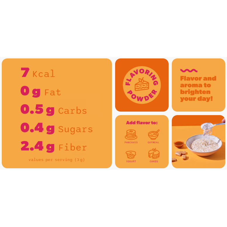 Prozis Real Flavor (Sugar Free Fat Free Flavoring Powder - 150g/50 servings) Milk Chocolate