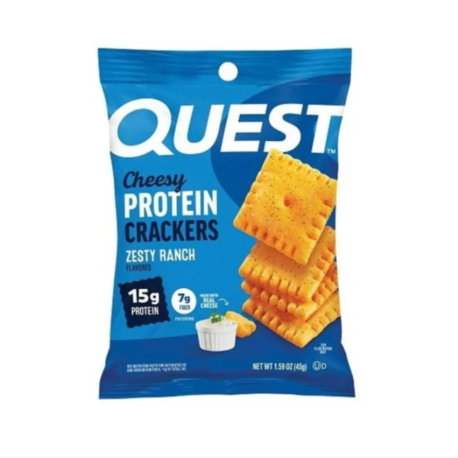 Quest Nutrition Cheese Crackers (1 bag) alternate angle
