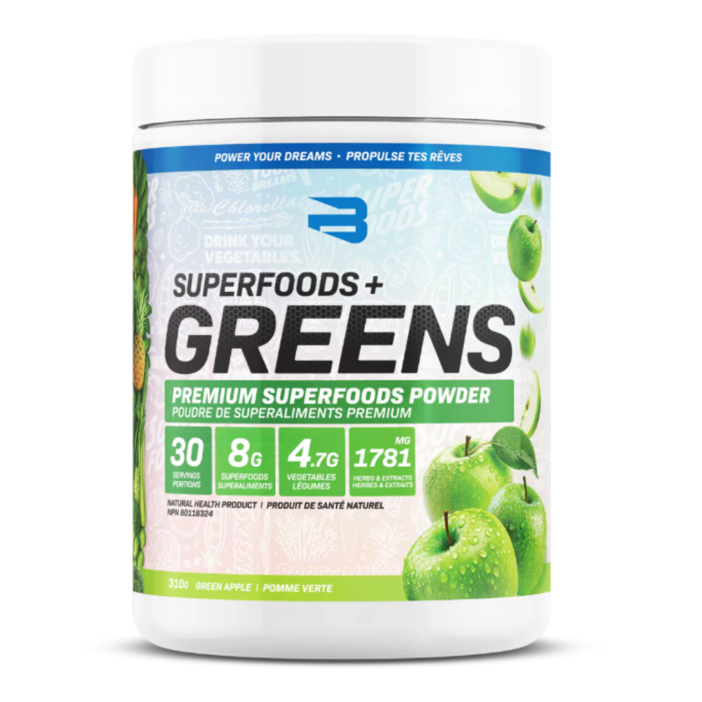 Believe Supplements Organic Greens (30 servings) alternate angle