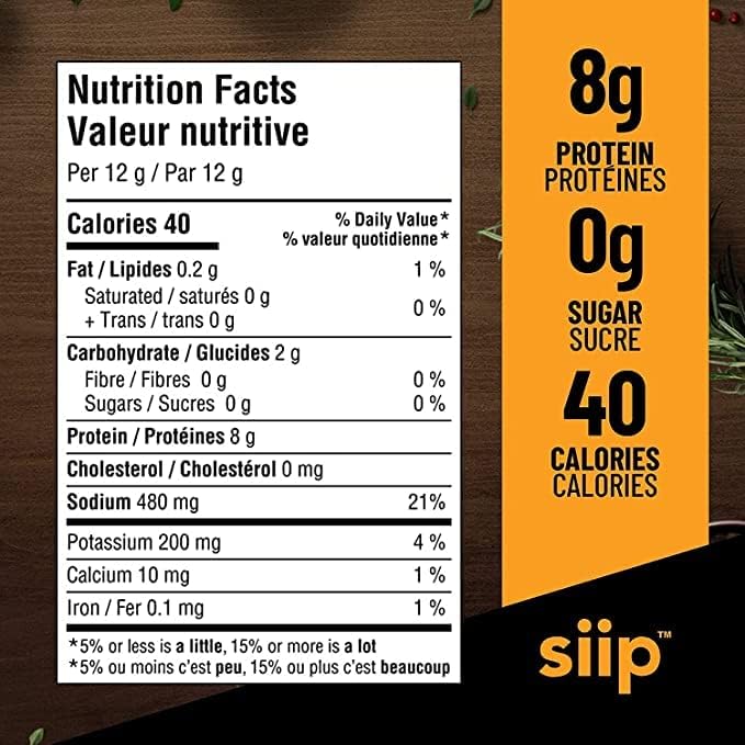 Siip Instant Keto Bone Broth-to-go (1 stick) - Top Nutrition and Fitness