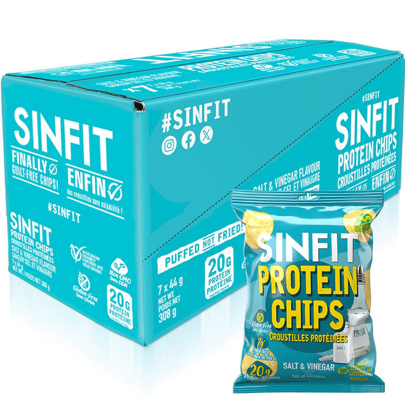 Sinfit Nutrition Protein Chips (1 BOX of 7) - Top Nutrition and Fitness