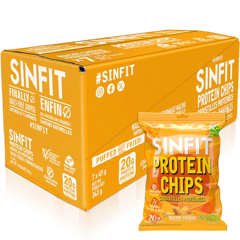 Sinfit Nutrition Protein Chips (1 BOX of 7) - Top Nutrition and Fitness