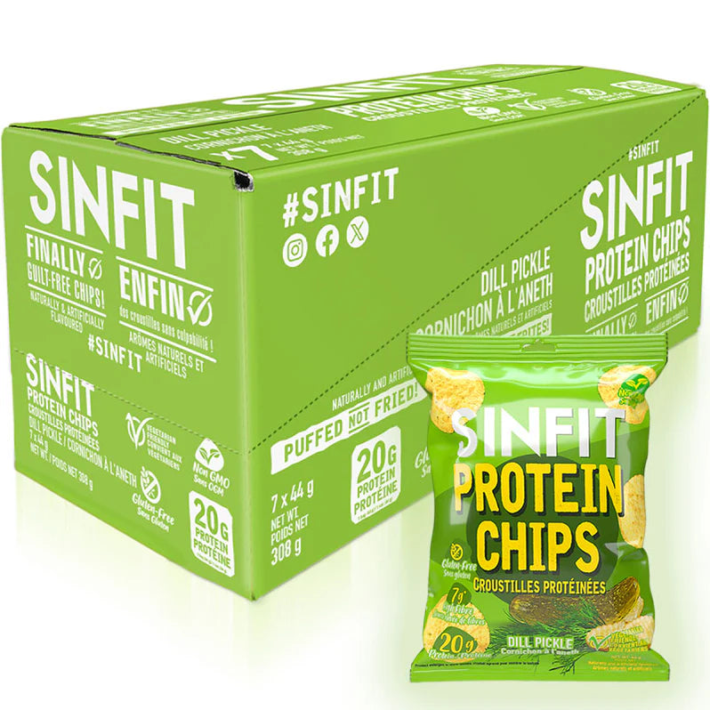 Sinfit Nutrition Protein Chips (1 BOX of 7) - Top Nutrition and Fitness