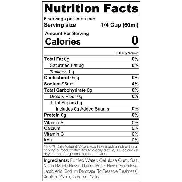 Sinfit Nutrition Sugar Free Pancake Syrup (Zero calories) - Top Nutrition and Fitness
