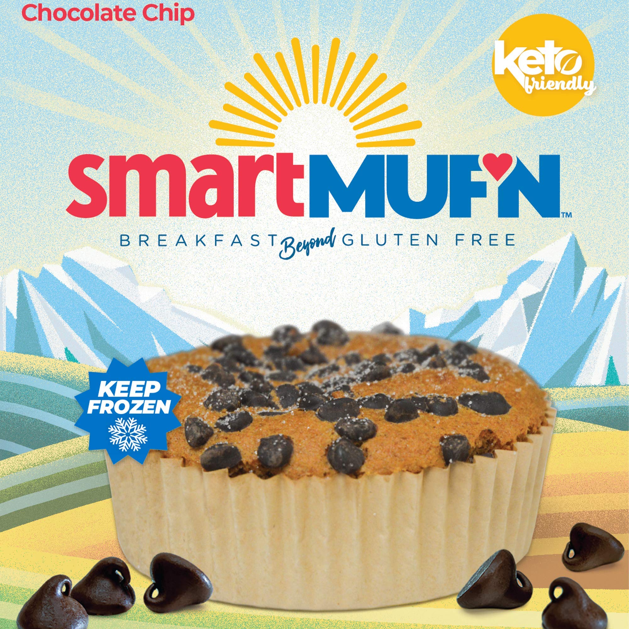 Smart Baking Gluten Free 0 Carb Muffins (2 pack) *KEEP FROZEN* - Top Nutrition and Fitness