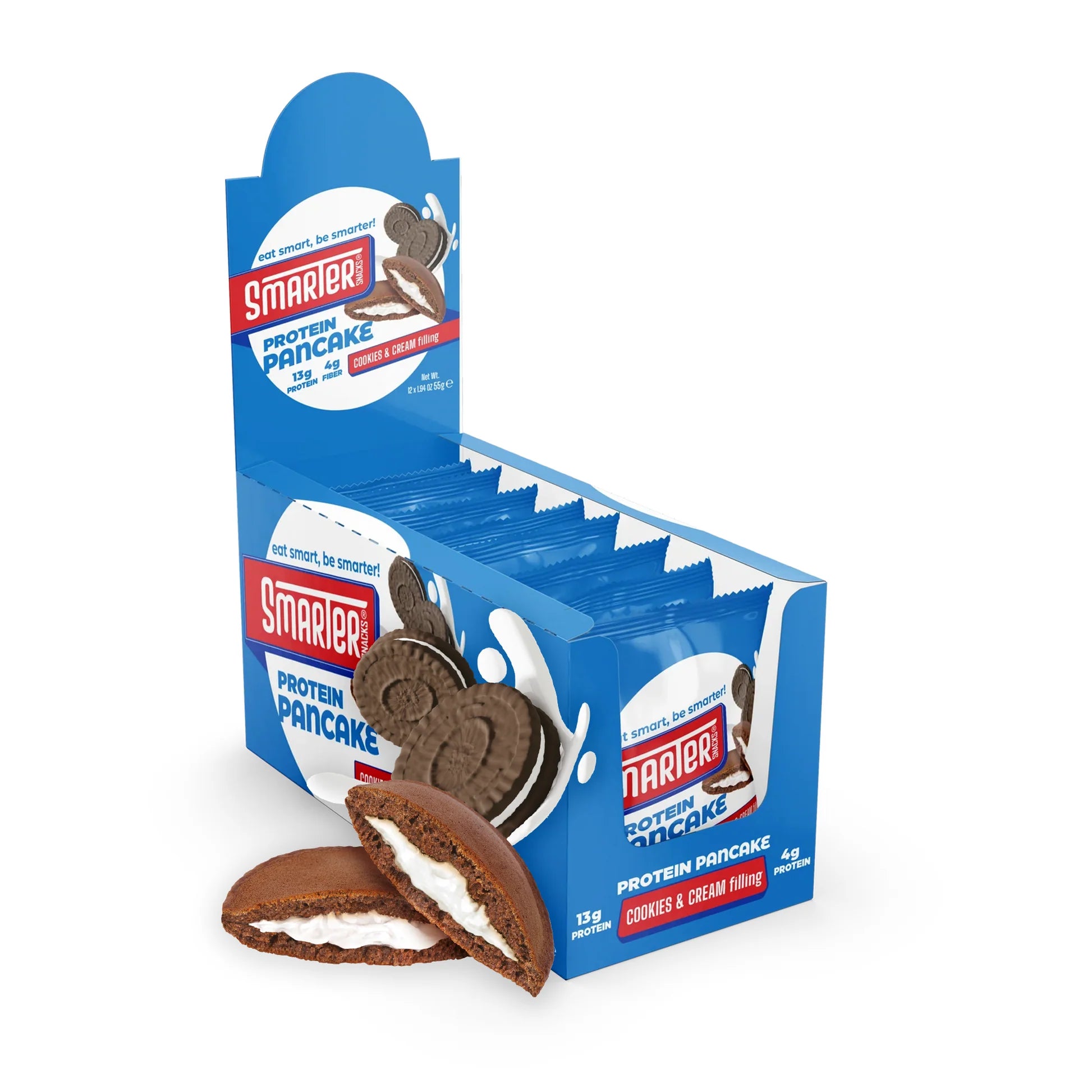 Smarter Snacks Protein Pancake (Box of 12) - Top Nutrition and Fitness