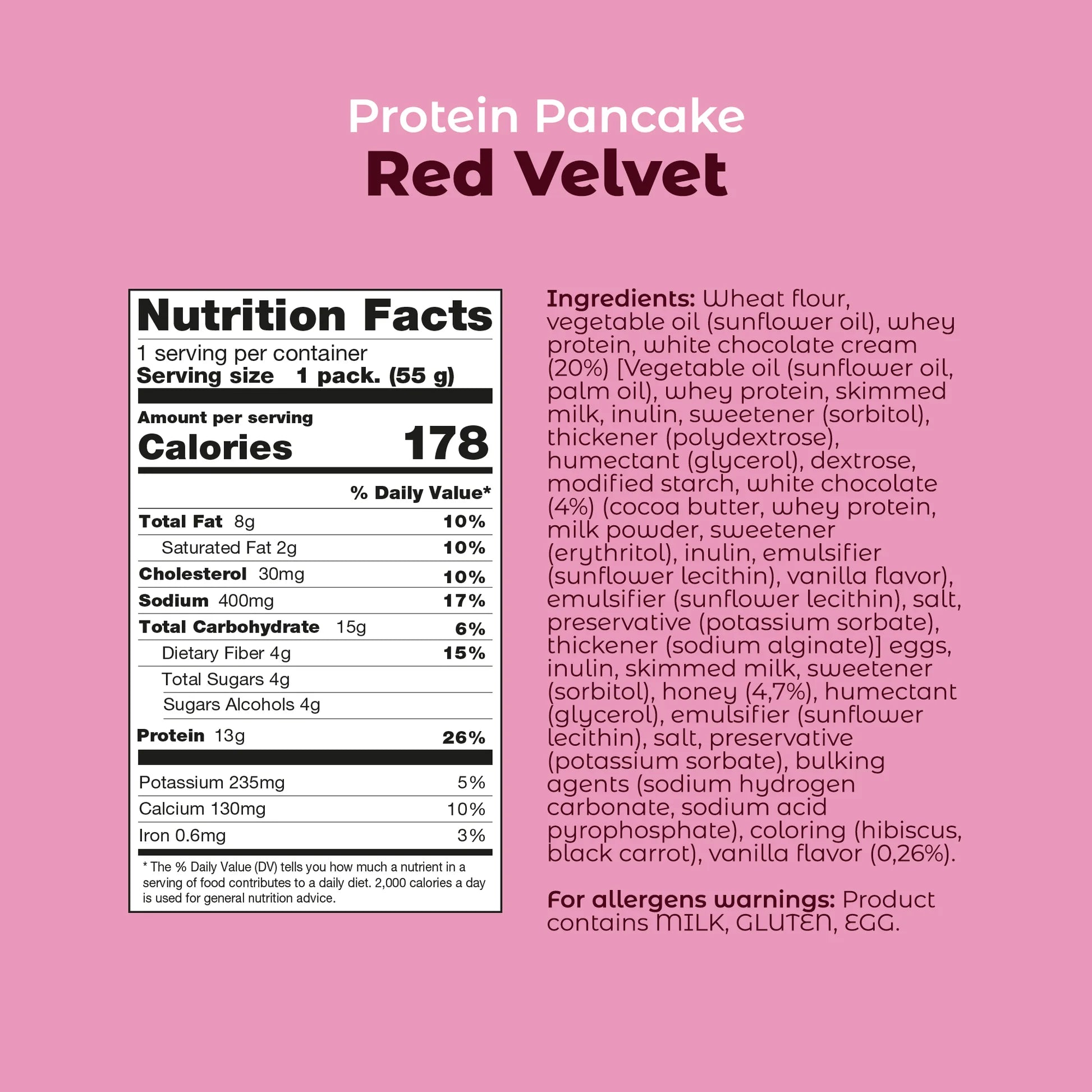 Smarter Snacks Protein Pancake (Box of 12) - Top Nutrition and Fitness