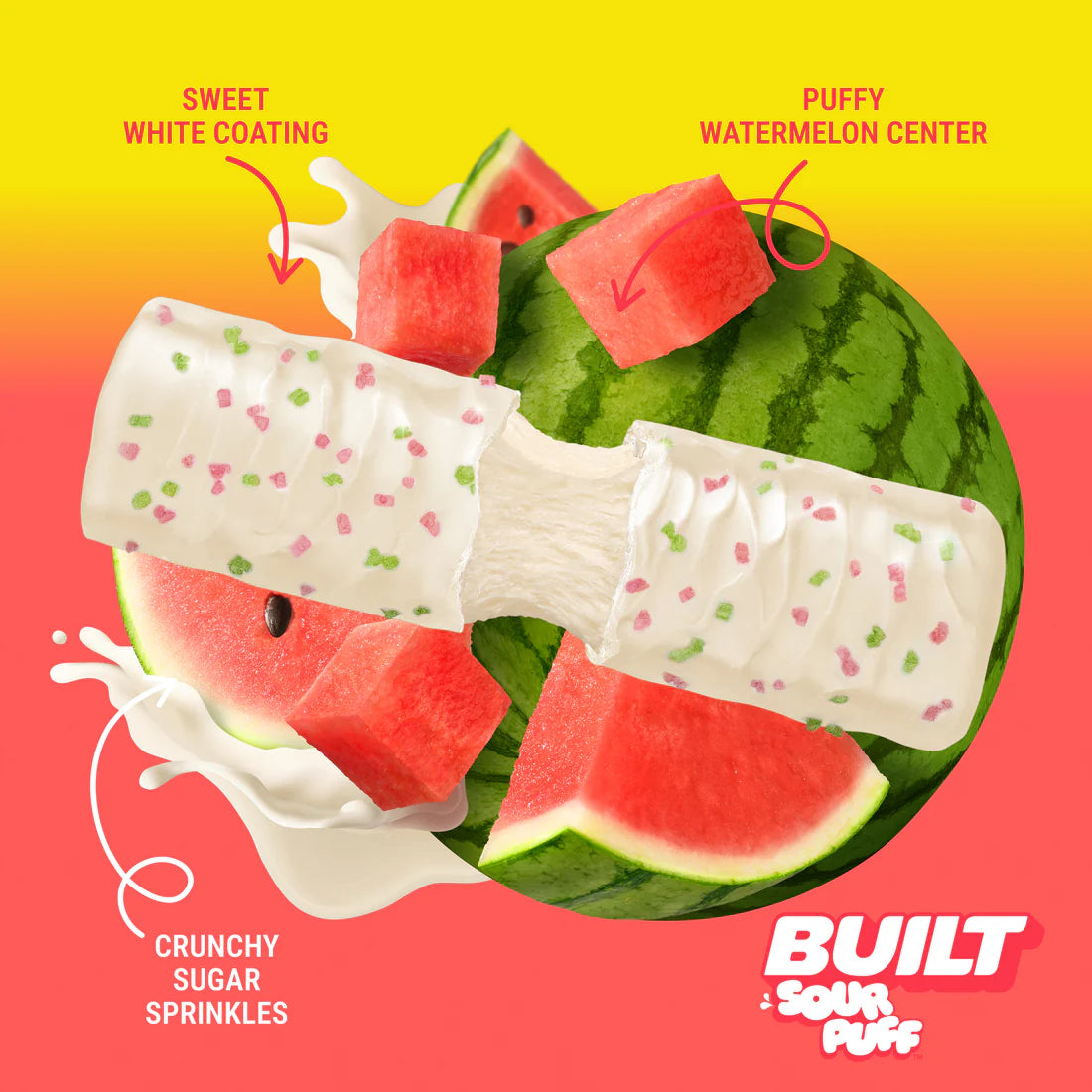 Built Protein Bars & Puffs Sourpuff Watermelonsplash Global