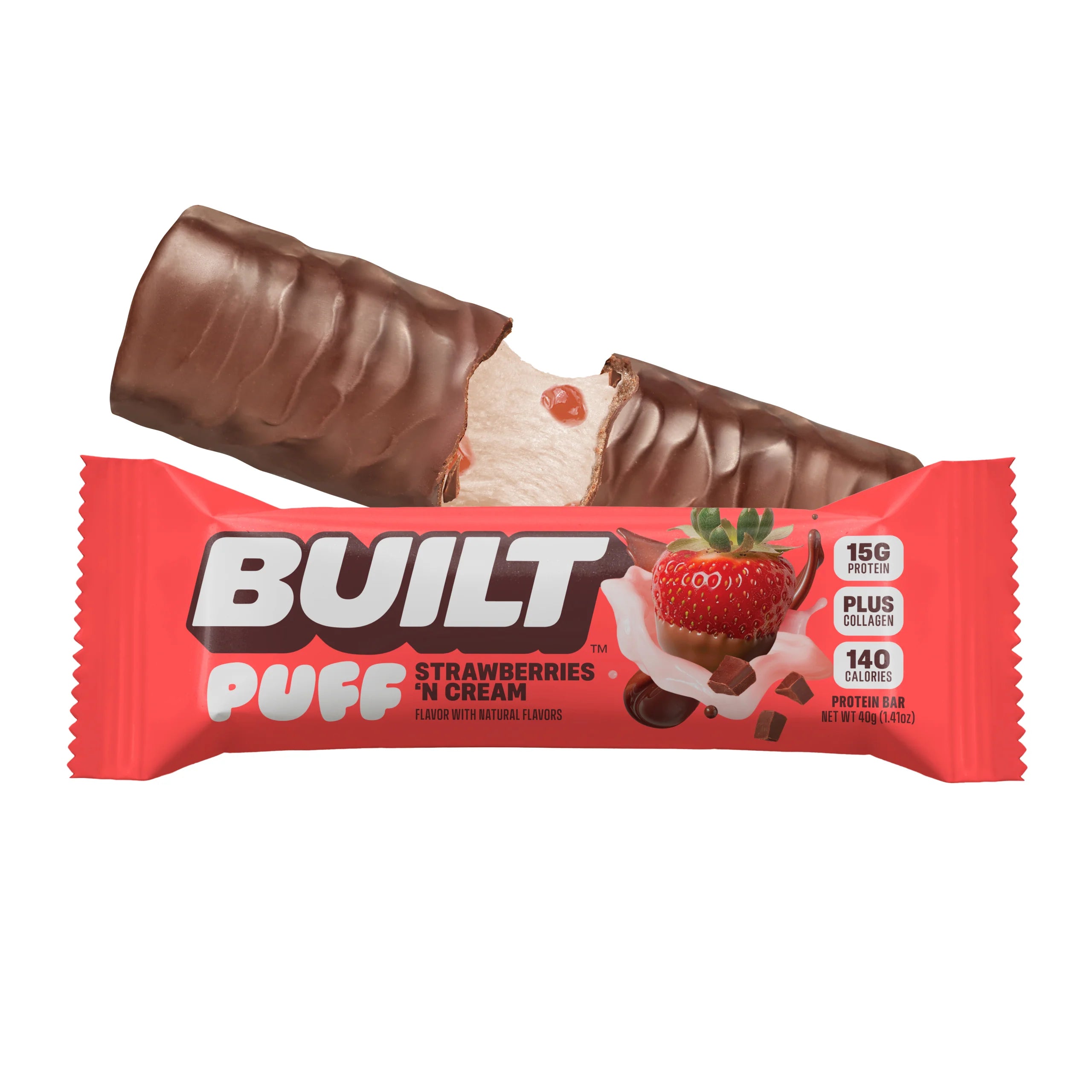Barre protéinée construite PUFFS (1 barre)