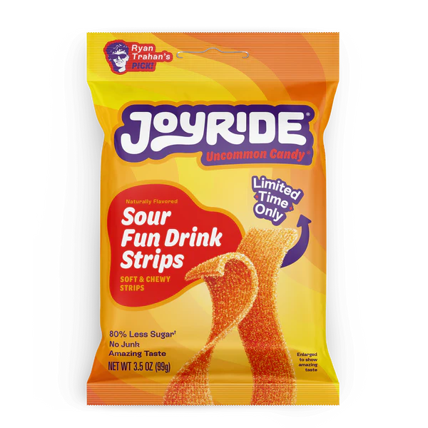 Joyride Low Sugar Candy (1 bag) — Sour Fun Drink Strips *LIMITED EDITION* (3 serving bag) front